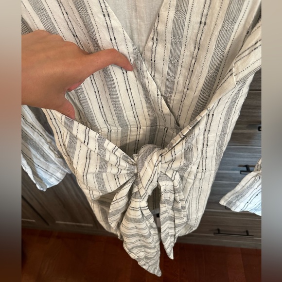 *****SOLD***** L’Academie Meadow Mini Dress in White Stripe - Picture 8 of 11